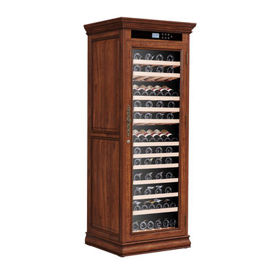 Temperature Humidity Control Tempered Glass Wine Cooler And Cigar Humidor
