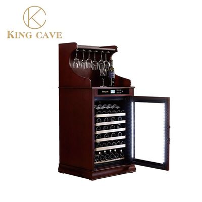 Constant Temperature Kitchen Wine Cooler With American Oak Shell Integrated Wine Cooler Fridge