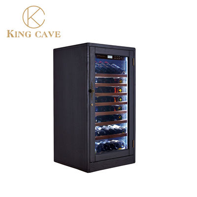 Constant Temperature Custom Wine Cooler With LED Lights Low Noise