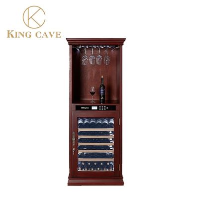 5-22C Temperature Range American Oak Kitchen Wine Cooler With Embraco Compressor