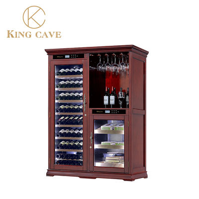 Precise Humidity Controlled Double Zone Wine And Cigar Cooler