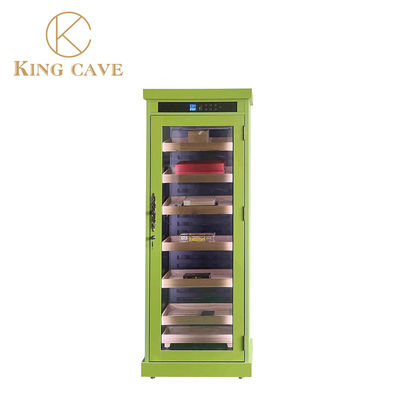 Custom Finish Climate Controlled Electric Cigar Display Humidor Cooler