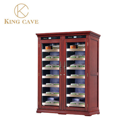 Dual Zone Automatic Humidification Electric Cigar Cooler Humidor With Locker