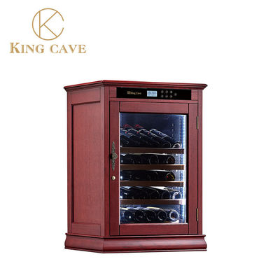 Adjustable Shelves Custom Wine Cooler With Glass Door And Touchscreen Control Panel