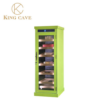 Custom Finish Climate Controlled Electric Cigar Display Humidor Cooler