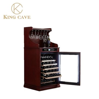 Constant Temperature Kitchen Wine Cooler With American Oak Shell Integrated Wine Cooler Fridge
