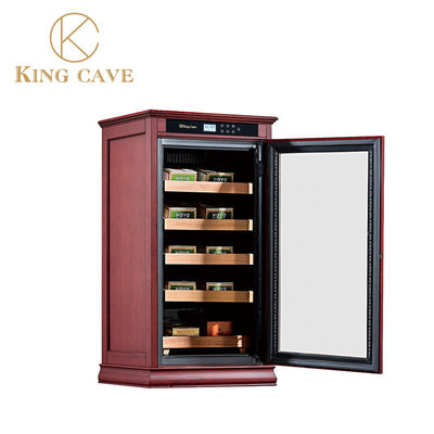 Humidity Temperature Adjustable Digital Cigar Display Humidor Cabinet