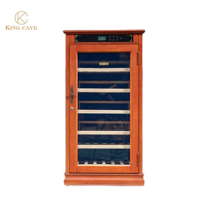 Хорошая цена Двухзонный холодильник Сухое старение холодильник Винный охладитель компрессор Регулируемые полки онлайн