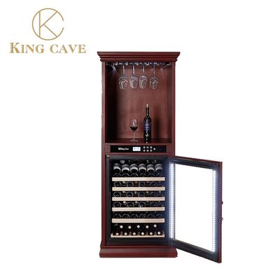 5-22C Temperature Range American Oak Kitchen Wine Cooler With Embraco Compressor