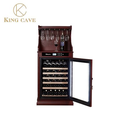 Constant Temperature Kitchen Wine Cooler With American Oak Shell Integrated Wine Cooler Fridge