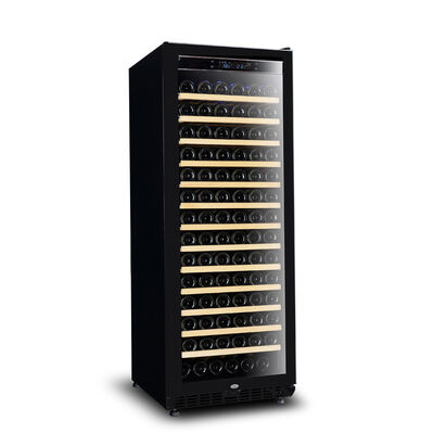 Хорошая цена Холодильник с винным охладителем с стеклянной дверью с цифровым контролем температуры и двойными температурными зонами онлайн