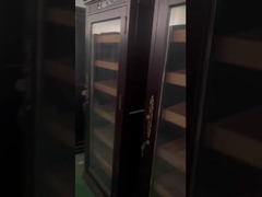 Самостоятельный цигарный охладитель влагостойкий светодиодный осветитель деревянная стеклянная дверь современный шкаф для сигар